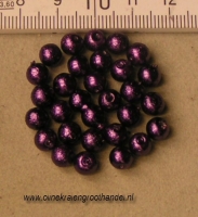  IJsparel donkerpaars 6 mm. 70 st.