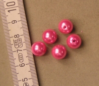 Parel 10mm roze 50 st.