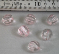 Acryl kralen roze type 1. 50 st.