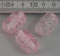Acryl kralen roze type 2. 20 st.