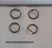 Ring 10mm brons 100 st.