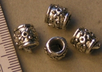 Metalen kraal type 16. 50 st.