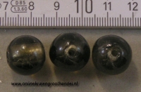 Zilverfolie rond 16 mm grijs. 10 st.