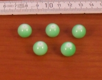 Kraal groen 12 mm rond. 50 st.