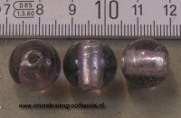 Zilverfolie rond 16 mm paars-blauw. 10 st.
