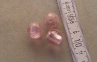 Zilverfolie rond 16mm roze 10 st.