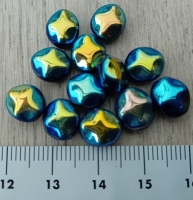 Kralen Zwart AB 9x8mm (12st)