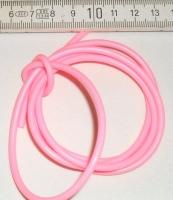  Rubber 3 mm neon roze.